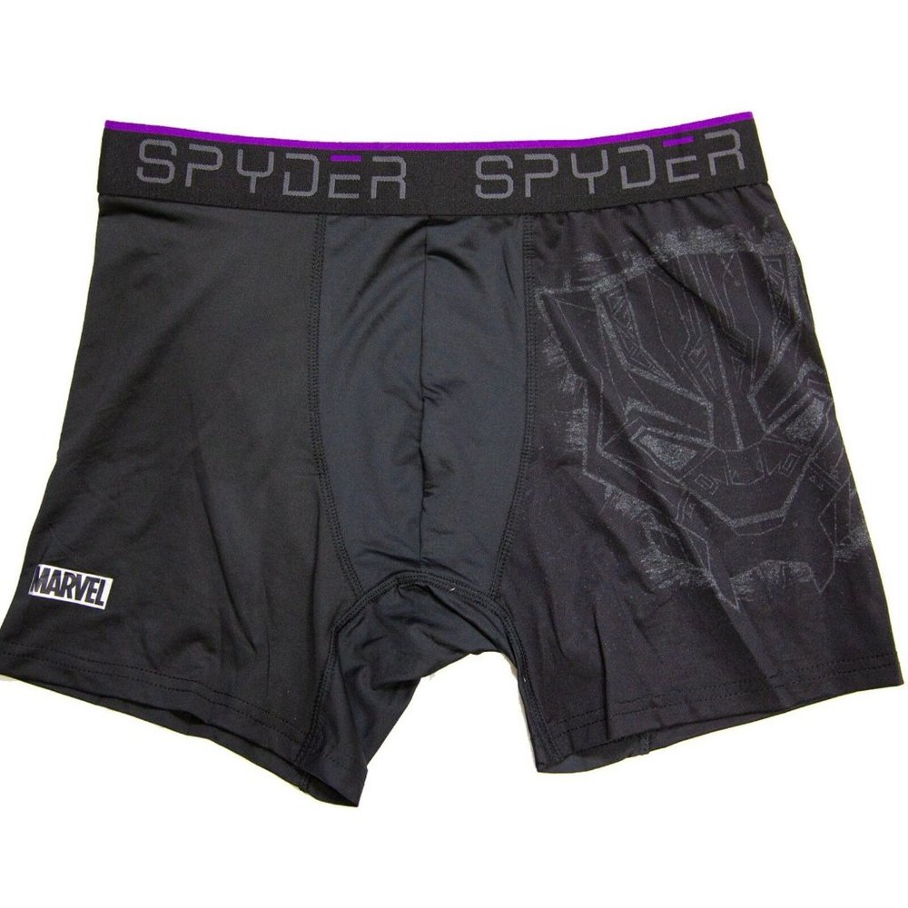 Black Panther Spyder Boxer Brief Underwear Marvel - Picture 3 of 13